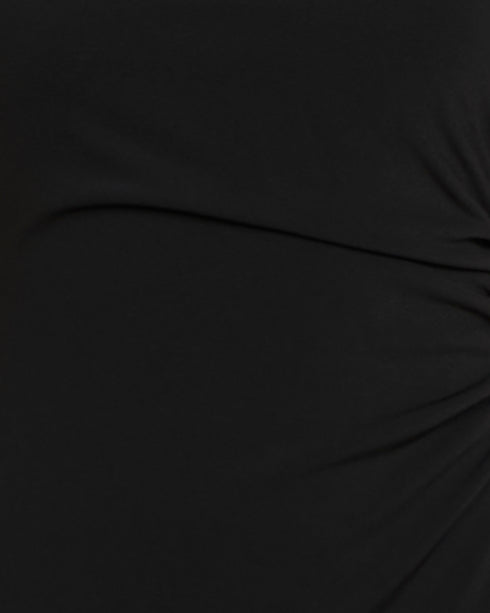 Winsley Ruched Mock Neck Dress