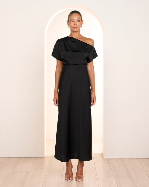 Umani Asymmetric Neck Dress