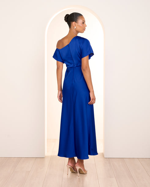 Umani Asymmetric Neck Dress
