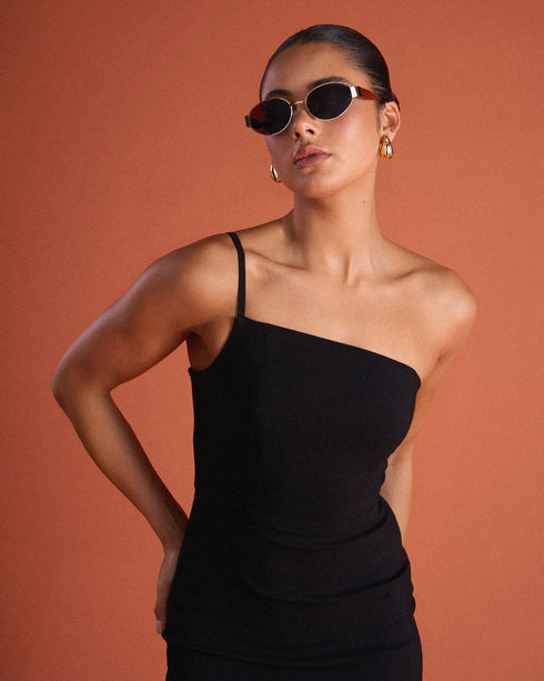 Simona Gold Frame Sunglasses