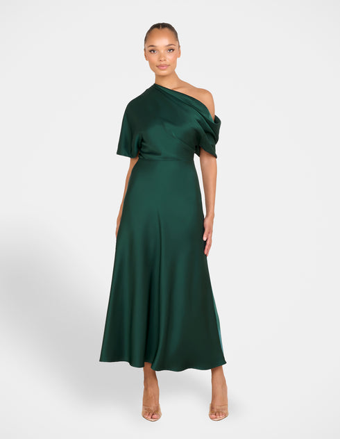 Agatha Off Shoulder Midi Dress