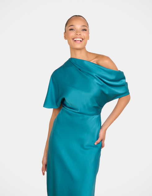 Agatha Off Shoulder Midi Dress