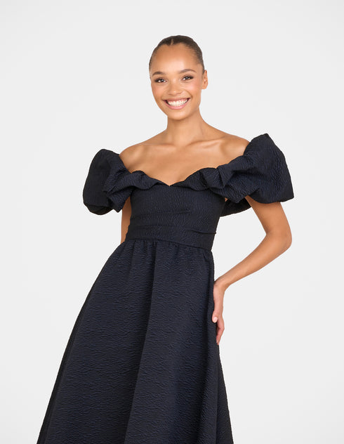 Dalia Off Shoulder A-line Dress