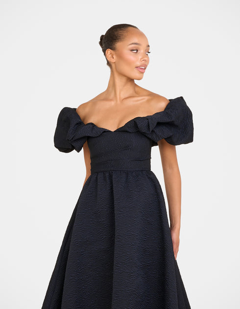 Dalia Off Shoulder A-line Dress