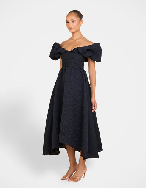 Dalia Off Shoulder A-line Dress