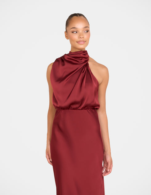 Dominic High Neck Midi Dress