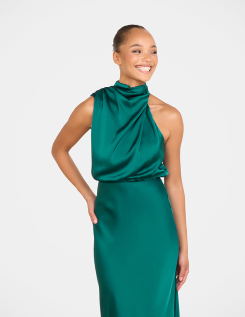 Dominic High Neck Midi Dress