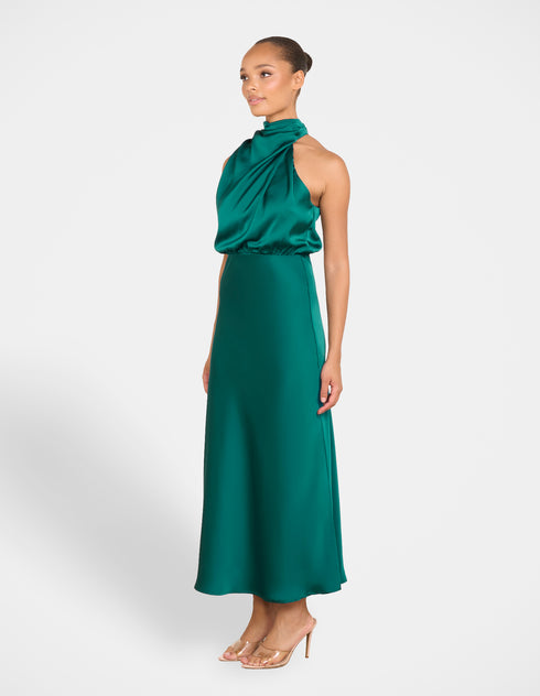 Dominic High Neck Midi Dress