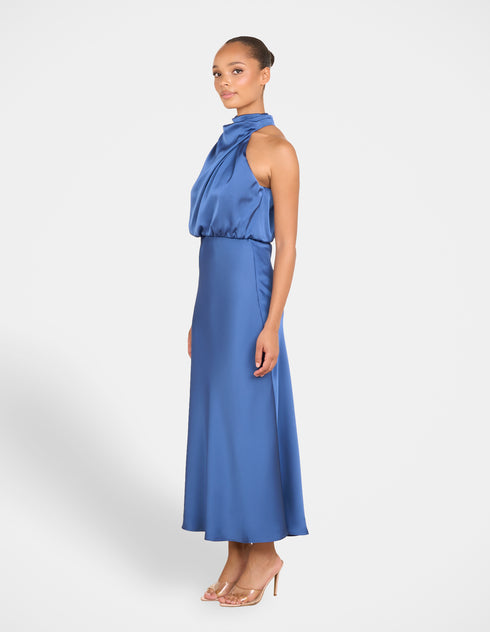 Dominic High Neck Midi Dress