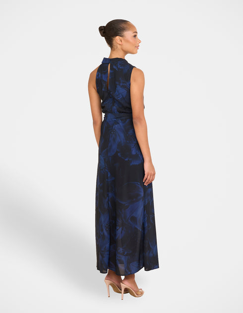 Roma High Neck Maxi Dress