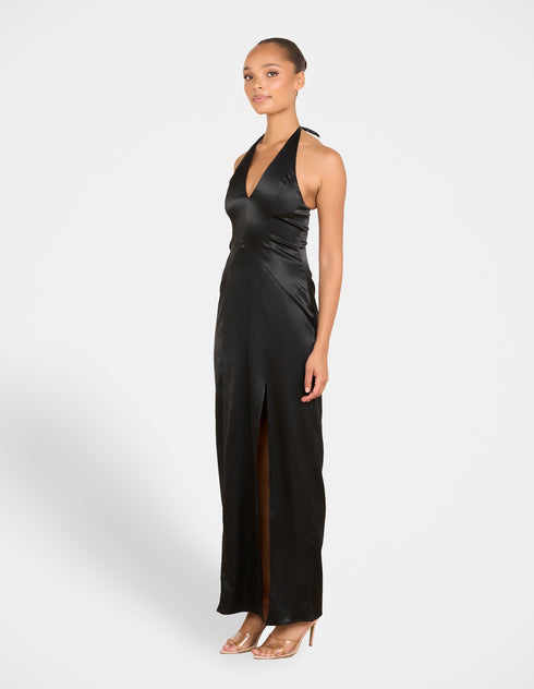 Orla V-neck Halter Gown