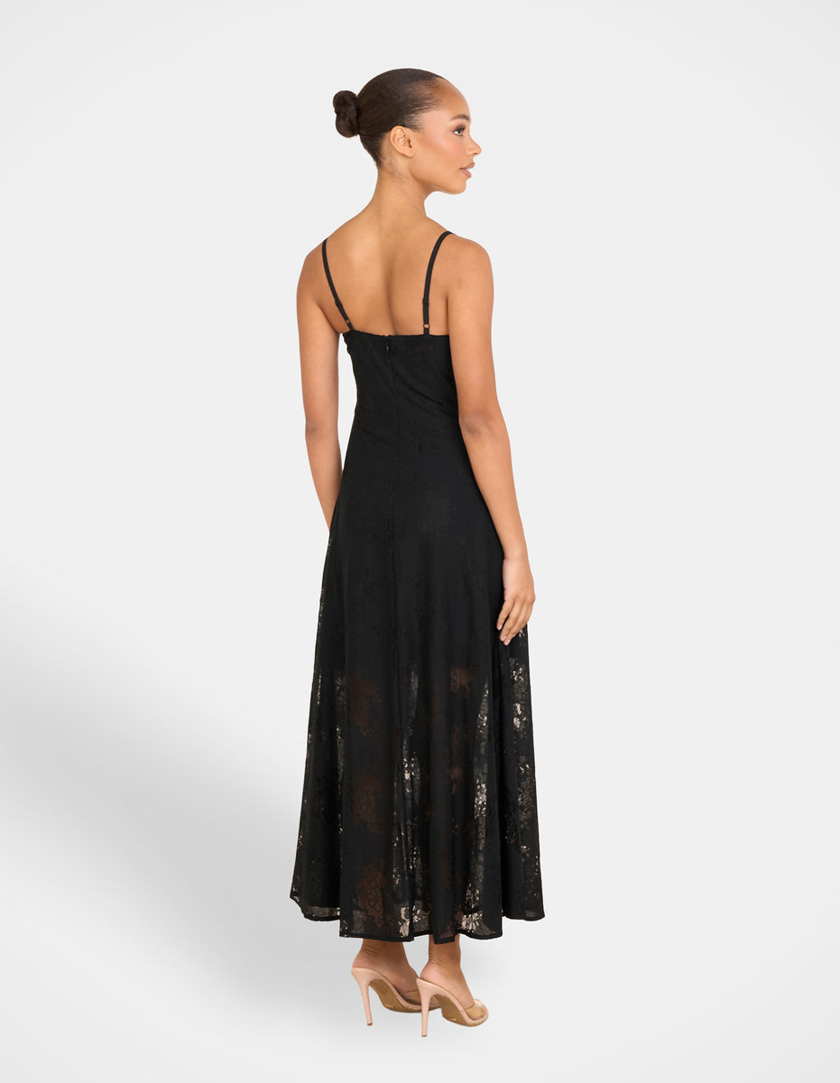 pilgrim black lace dress Pilgrim dress black and grey size 8