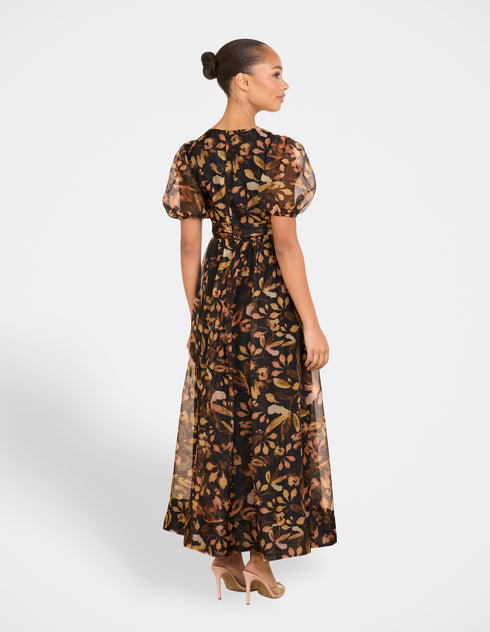 Lyra Puff Sleeve Maxi Dress