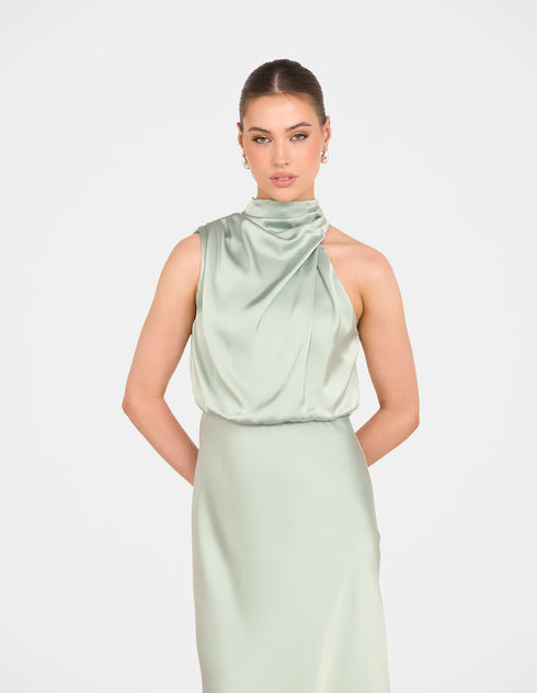Tate High Neck Gown