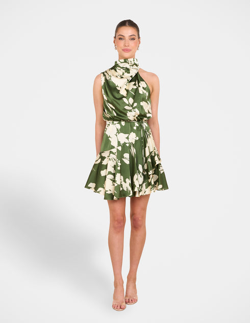 Dhaka Frill Hem Mini Dress