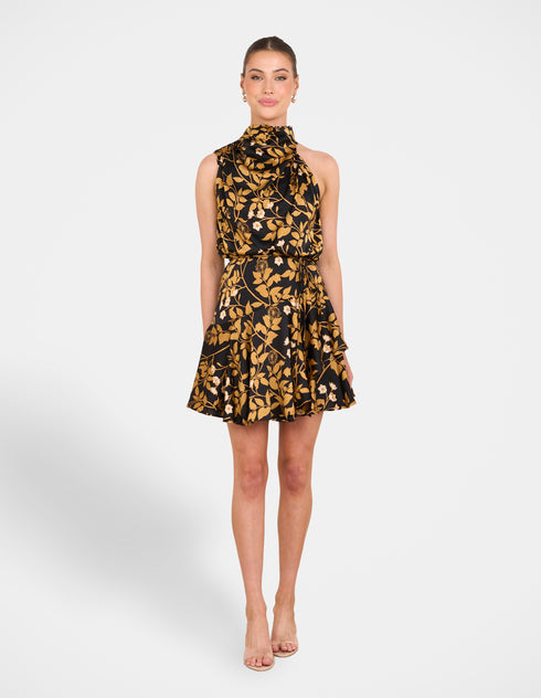 Raleigh Frill Hem Mini Dress