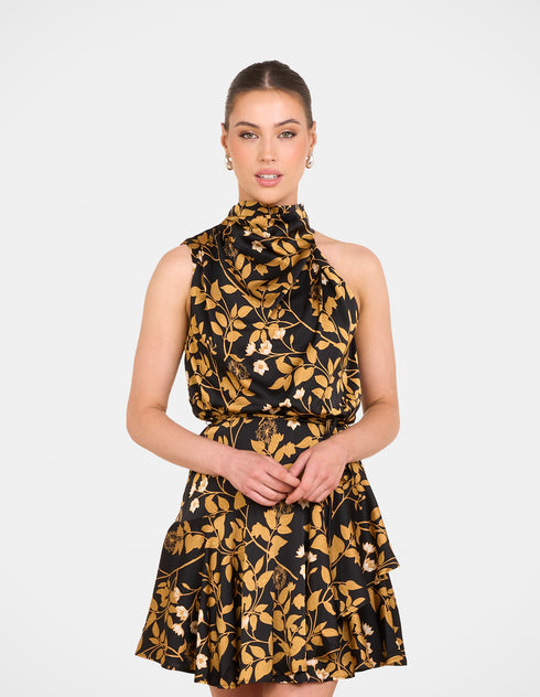 Raleigh Frill Hem Mini Dress