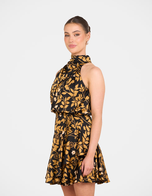 Raleigh Frill Hem Mini Dress