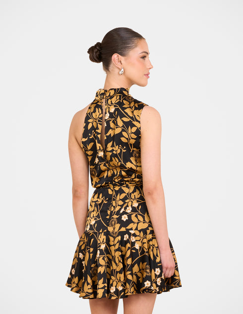 Raleigh Frill Hem Mini Dress