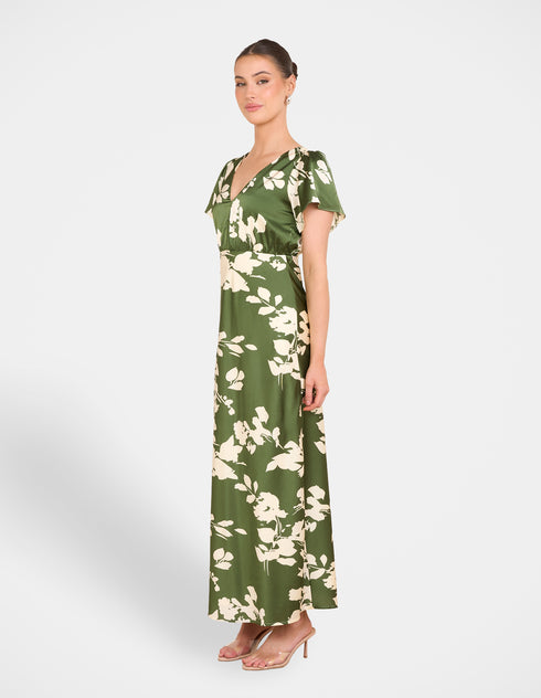 Fuji Satin Maxi Dress
