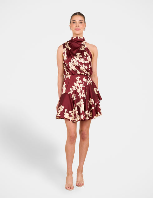 Isadora Frill Hem Mini Dress