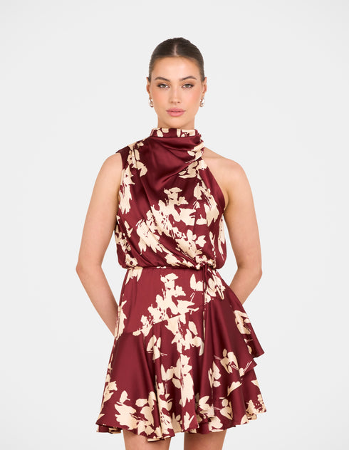 Isadora Frill Hem Mini Dress