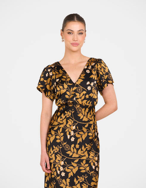 Quim Satin Maxi Dress