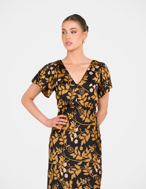 Quim Satin Maxi Dress