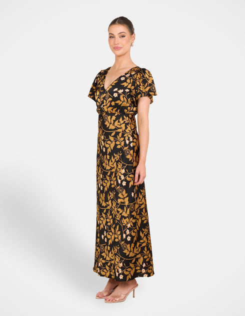 Quim Satin Maxi Dress