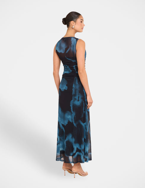 Raina Sheer Mesh Maxi Dress