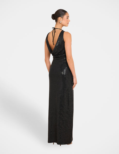 Yazmin Cowl Back Gown