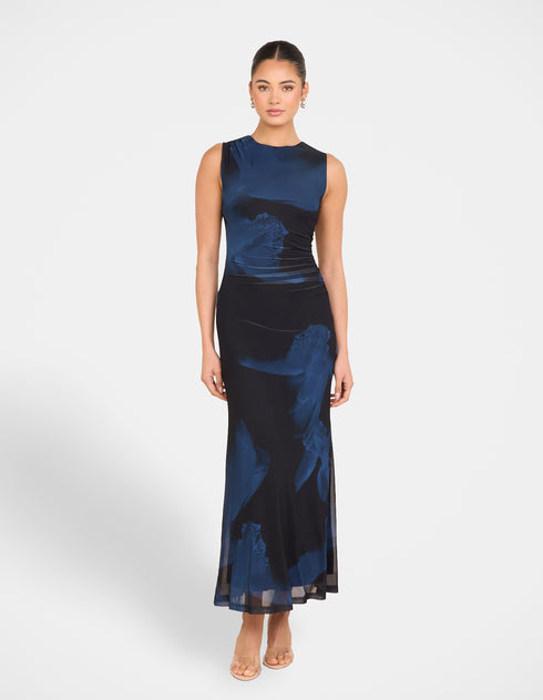 Ilka High Neck Maxi Dress