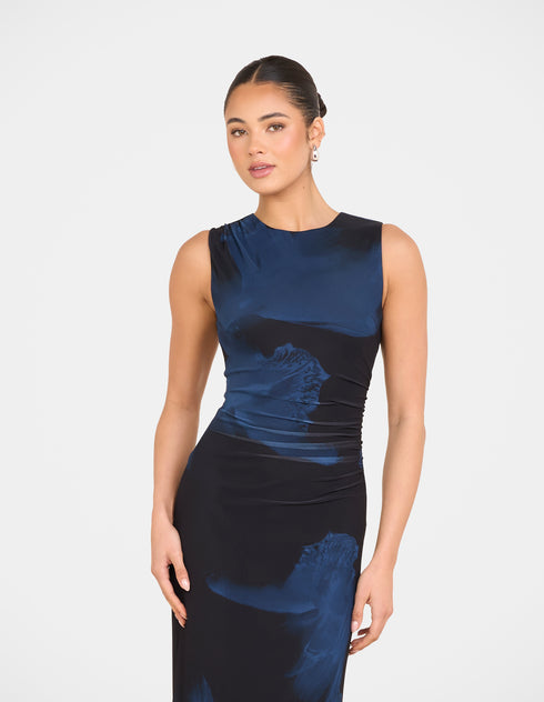 Ilka High Neck Maxi Dress