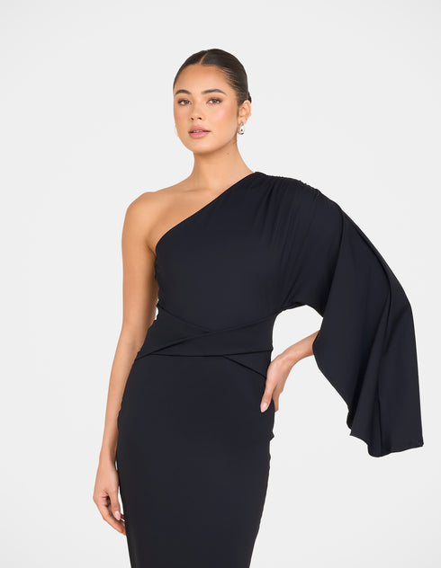 Jude One Shoulder Midi Dress