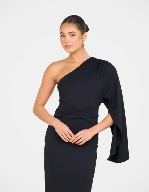 Jude One Shoulder Midi Dress