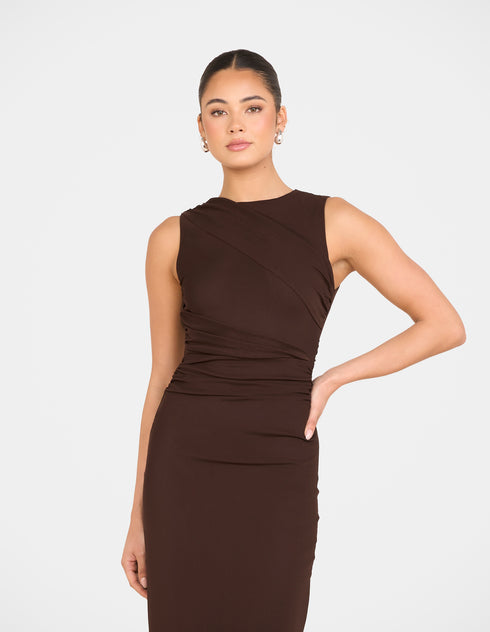 Frika Wrap Detail Maxi Dress