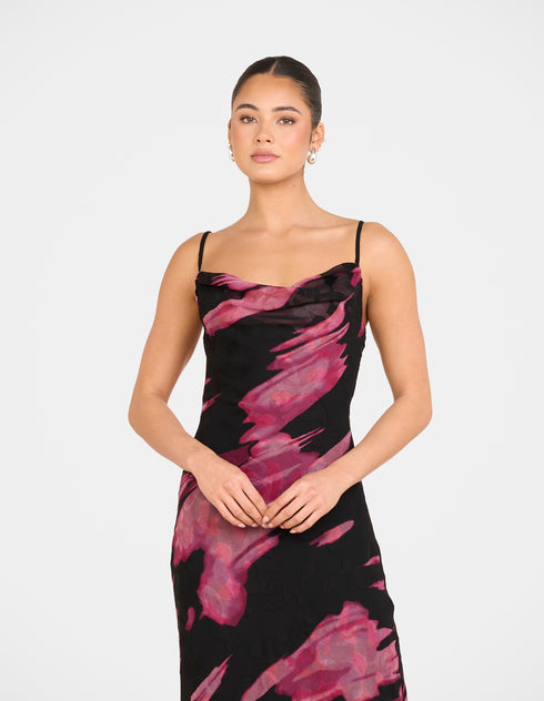 Diaz Cowl Neck Maxi Dress