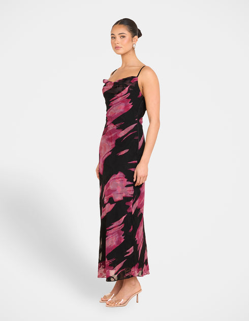 Diaz Cowl Neck Maxi Dress