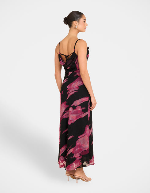 Diaz Cowl Neck Maxi Dress
