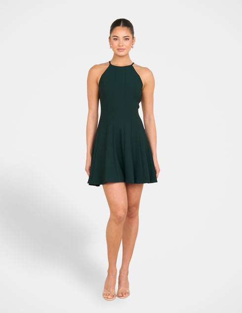 Gab High Neck Mini Dress