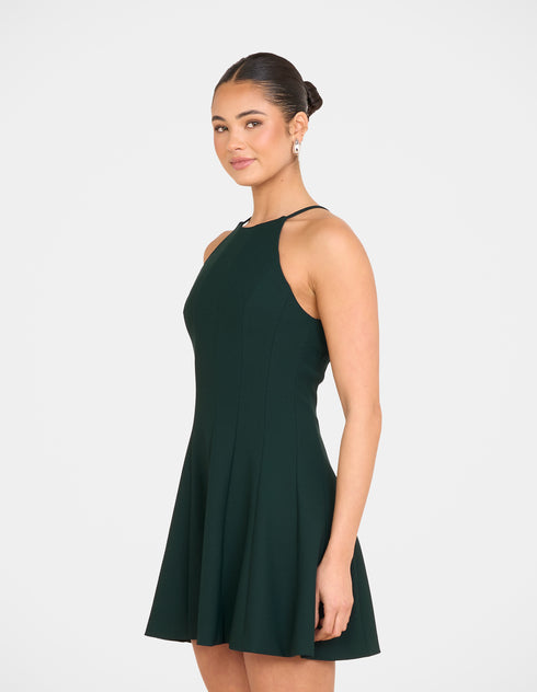 Gab High Neck Mini Dress