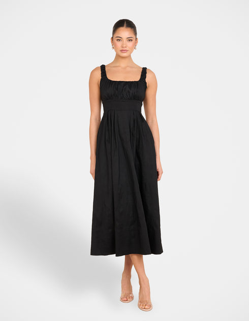 Jeanette A-line Midi Dress