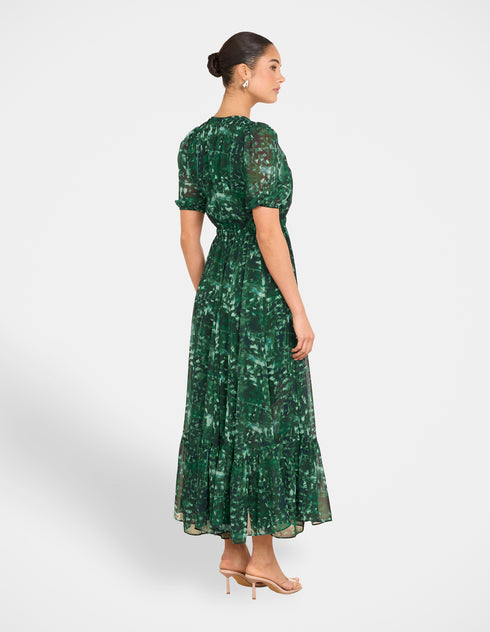 Izmir Tie Front Maxi Dress