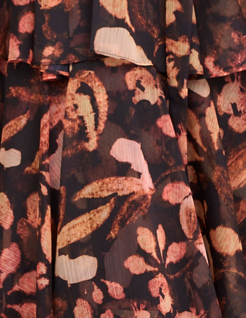 Felicia Frill Hem Maxi Dress