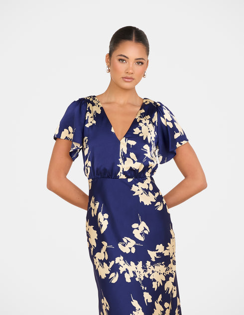 Erie Satin Maxi Dress