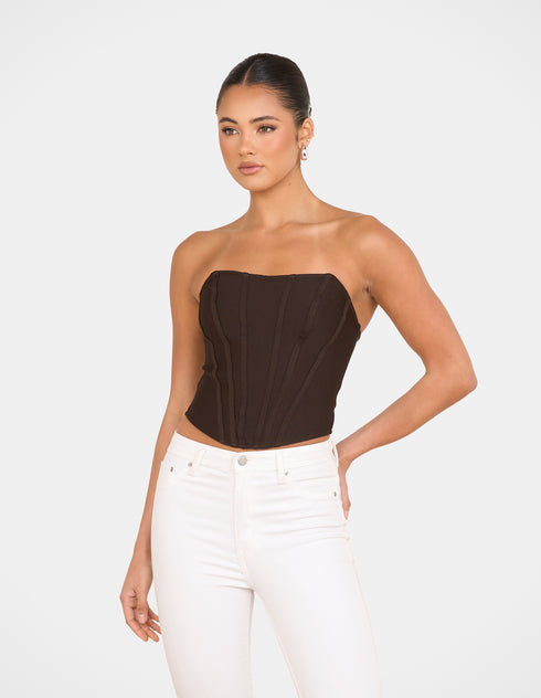 Ascher Bandage Corset Top