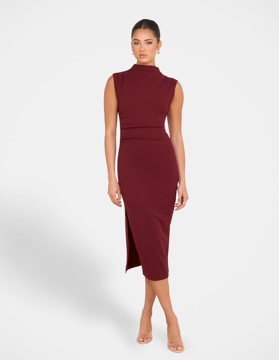 high neck cocktail dresses australia Refined Elegance: Essense D4123 Halter Neck Wedding Dress