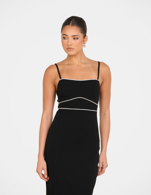 Juliana Diamante Trim Gown