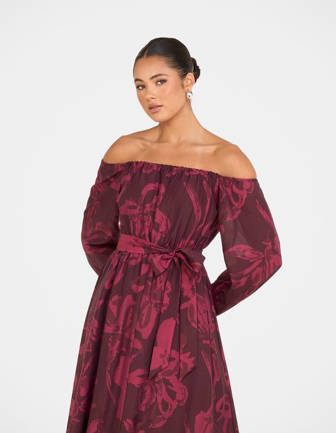 Skylar Off Shoulder Maxi Dress