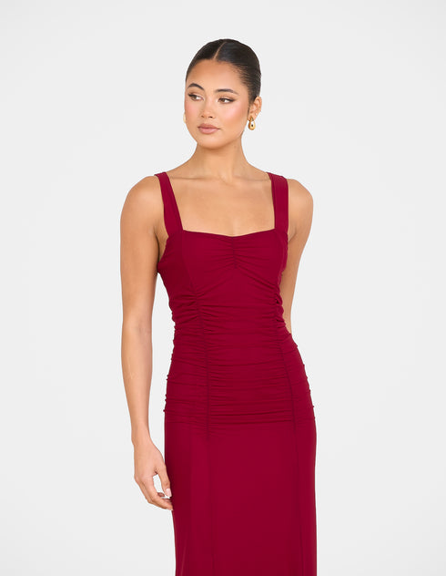 Gabrielle Straight Neck Maxi